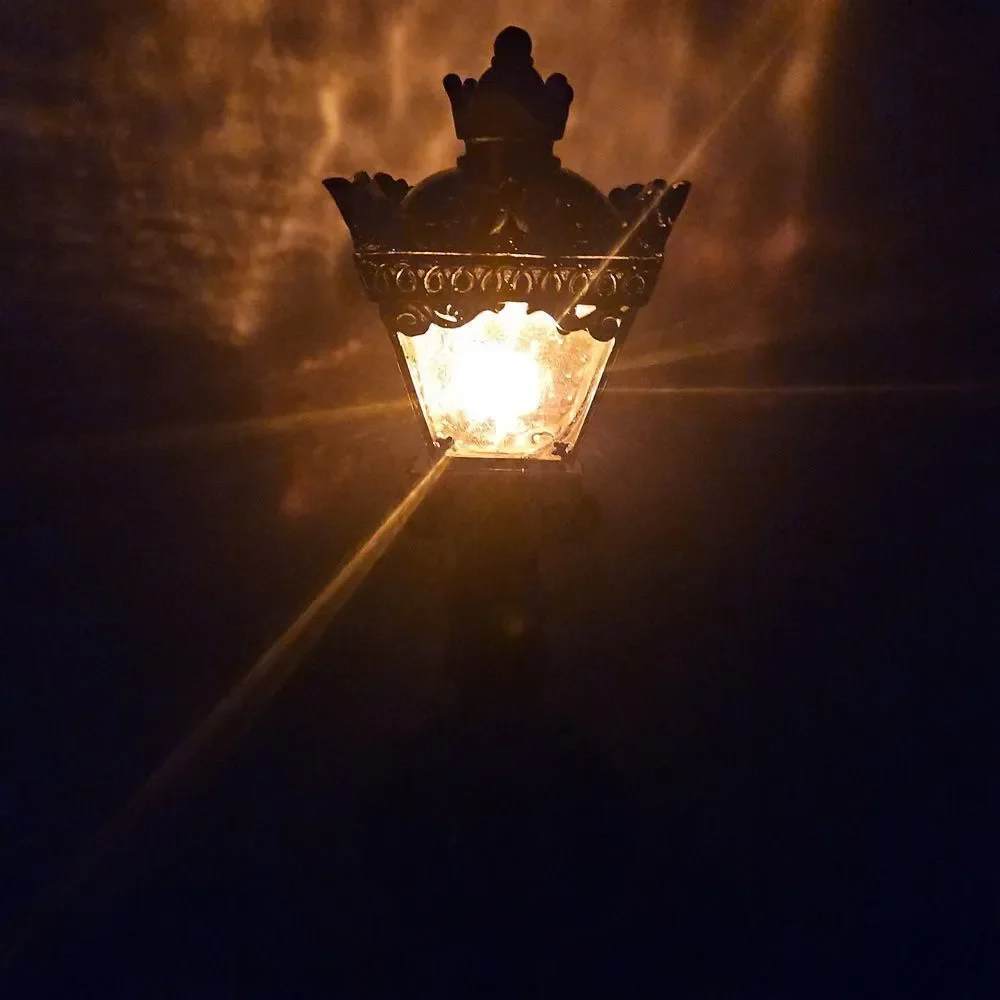 Melrose Deer & Fawn Victorian Lighted Lamppost Christmas Decor